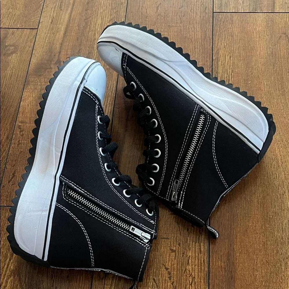 Justice high top shoe